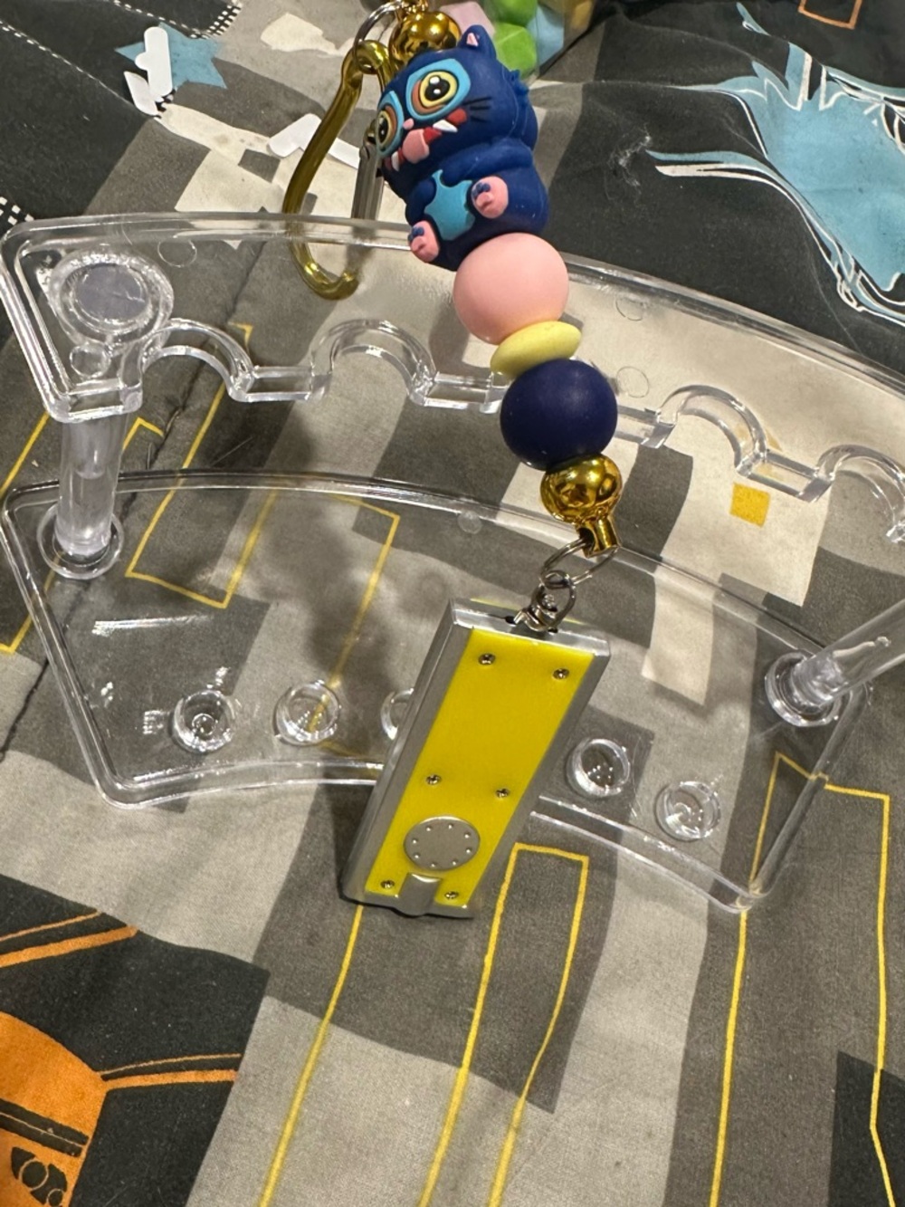 Derpy flashlight keychain